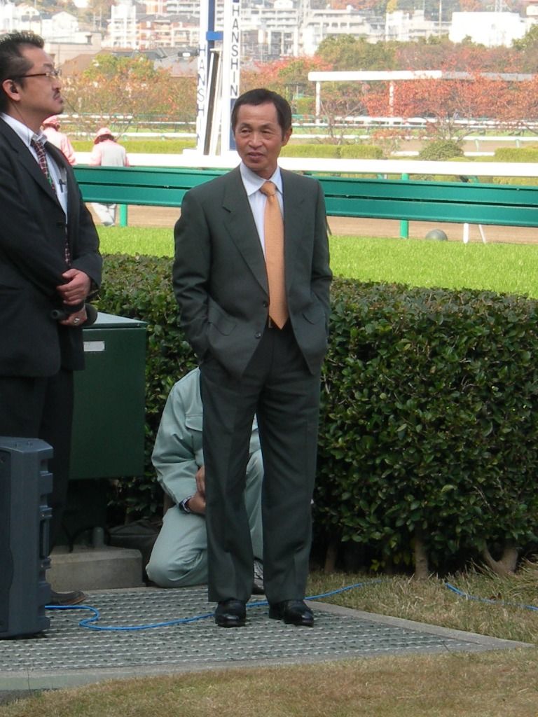 阪神競馬場での岡部幸雄